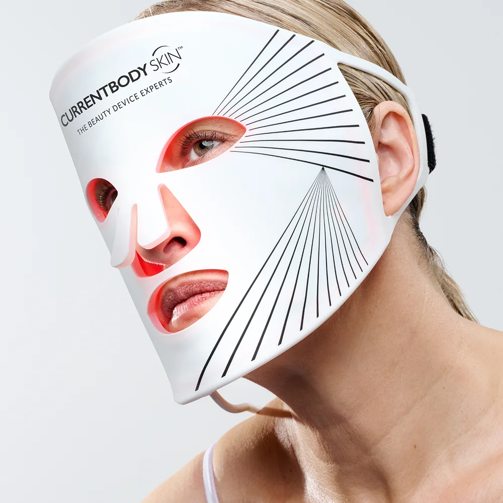 CurrentBody LED face mask Series 1 - Manufacturer photograph of CurrentBody LED face mask Series 1.