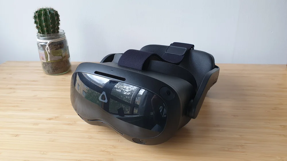 HTC VIVE Focus 3 - Original physical-device photograph of HTC VIVE Focus 3. SmartWearGuide has not hands-on tested this model. Photo/source credit: TechRadar / Future.