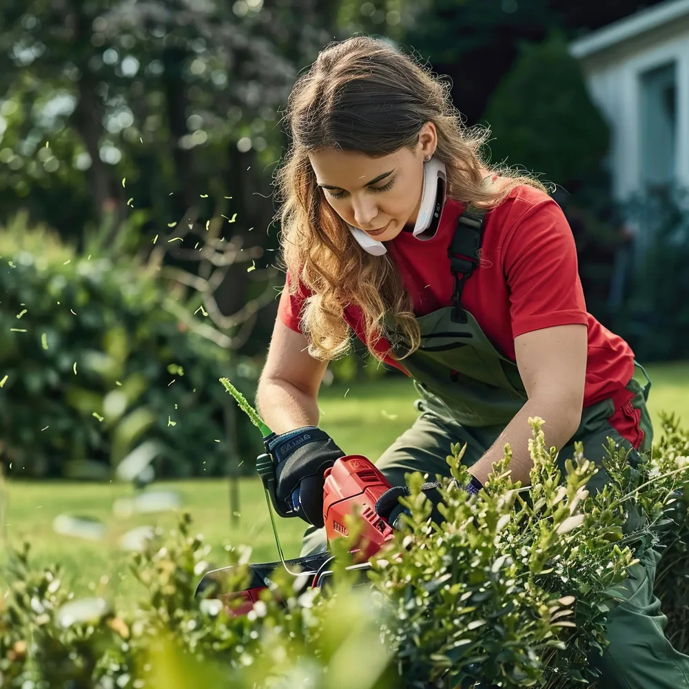 RANVOO AICE Lite Plus - Manufacturer photograph of AICE Lite Plus worn while gardening.
