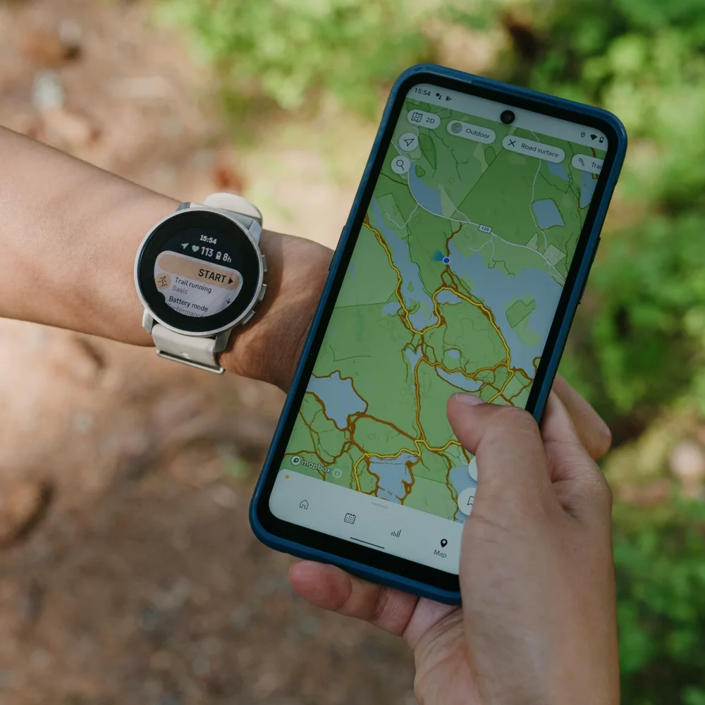 Suunto 9 Peak Pro - Original Suunto photograph showing Suunto 9 Peak Pro. Promotional screens may be composited; physical hardware is shown.